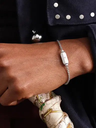 Marie Lichtenberg icro Coco 18-karat White Gold Diamond Bracelet | Thumbnail 2