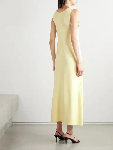 Khaite Keran Stretch-knit Midi Dress | Thumbnail 3 Khaite Keran Stretch-knit Midi Dress | Thumbnail 3