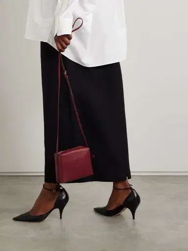 The Row Regent Leather Shoulder Bag | Thumbnail 2