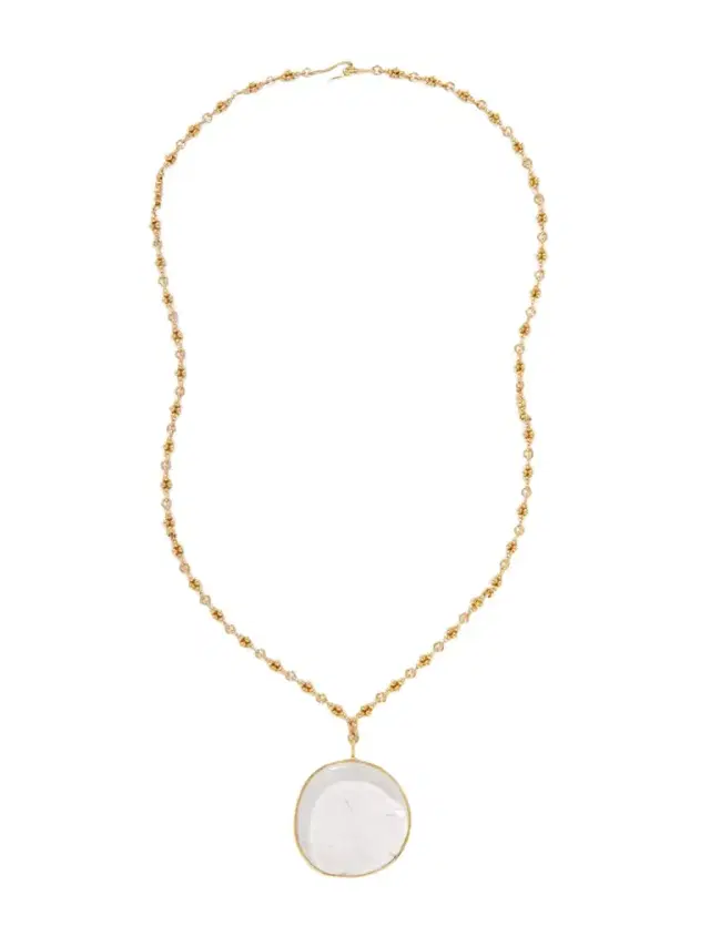 TOHUM plated Quartz Necklace