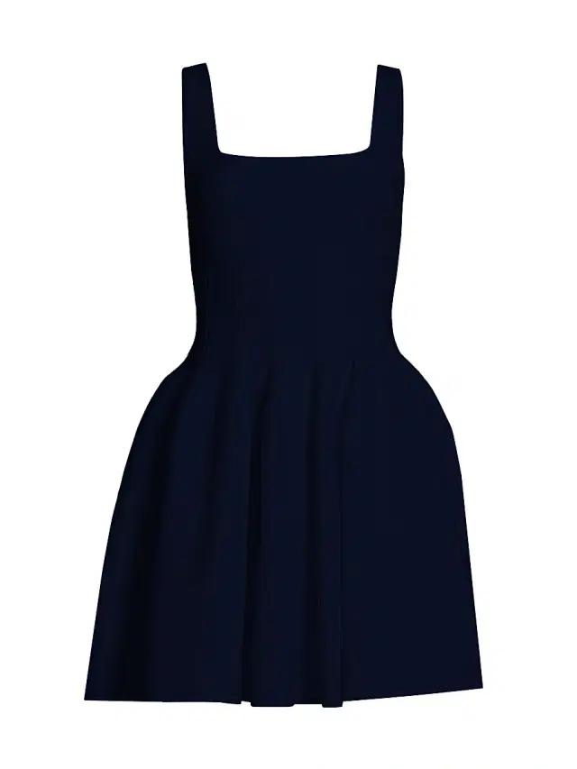 SIMKHAI Women's Elektra Seamed Minidress - Midnight