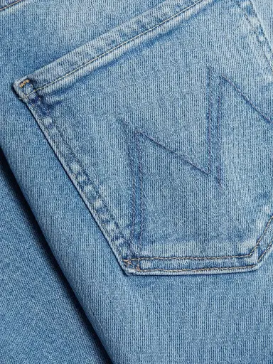 Mother Women's Weekender Mid-Rise Flare Ankle Jeans - Blessing In Disguise | Thumbnail 7 Mother Women's Weekender Mid-Rise Flare Ankle Jeans - Blessing In Disguise | Thumbnail 7