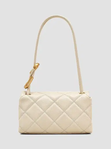 Marc Jacobs Women's The Quilted Mini Dual Shoulder Bag - Cloud White | Thumbnail 3
