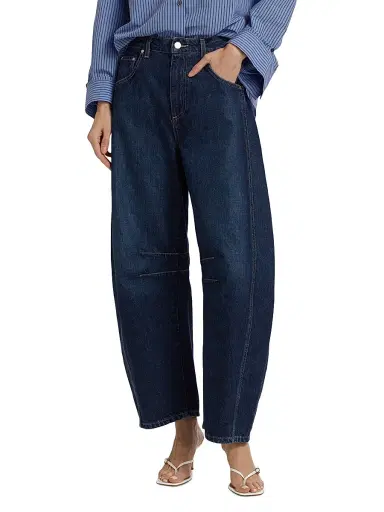 TWP Women's New Barrel Jeans - Dark Wash | Thumbnail 3