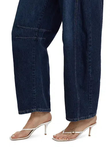 TWP Women's New Barrel Jeans - Dark Wash | Thumbnail 6