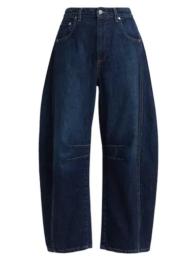TWP Women's New Barrel Jeans - Dark Wash | Thumbnail 1