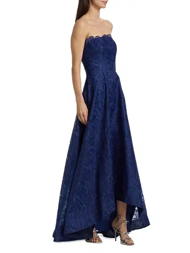 As It May Women's Joie Embroidered Organza Strapless A-Line Gown | Thumbnail 4 As It May Women's Joie Embroidered Organza Strapless A-Line Gown | Thumbnail 4