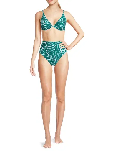 Change of Scenery Women's Isle of Palms High-Leg High-Rise Bikini Bottoms - Isle Of Palms - Size Large | Thumbnail 2