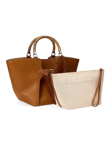 Ralph Lauren Collection Women's The Ralph Leather Tote Bag | Thumbnail 6