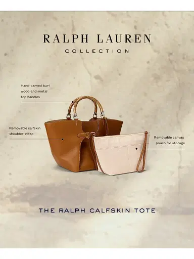 Ralph Lauren Collection Women's The Ralph Leather Tote Bag | Thumbnail 8
