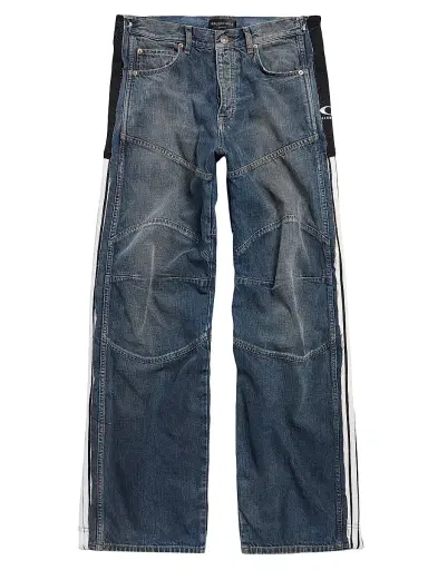 Balenciaga Men's Cut-Up Tracksuit Jeans | Thumbnail 1 Balenciaga Men's Cut-Up Tracksuit Jeans | Thumbnail 1