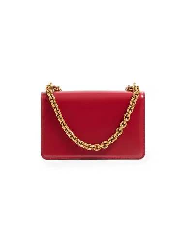 Valentino Garavani Women's  Vain Shoulder Bag in Shiny Calfskin - Rosso Valentino | Thumbnail 5