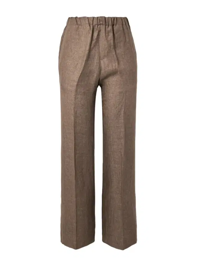 Straight-Leg Linen Trousers - Men