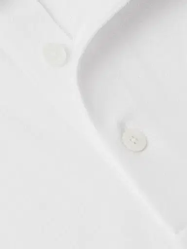 Zegna Logo-Appliquéd Cotton-Piqué Polo Shirt - Men | Thumbnail 5