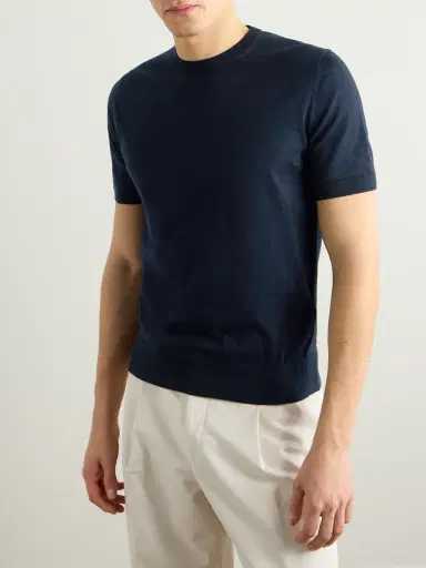 Zegna Cotton T-Shirt - Men | Thumbnail 3
