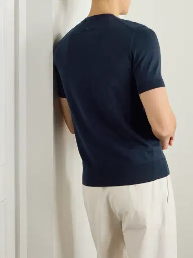 Zegna Cotton T-Shirt - Men | Thumbnail 4