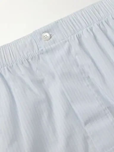 Zegna Striped Cotton-Poplin Boxer Shorts - Men | Thumbnail 4 Zegna Striped Cotton-Poplin Boxer Shorts - Men | Thumbnail 4