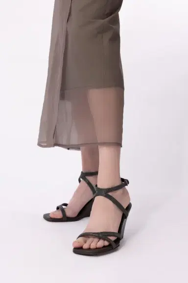 Brunello Cucinelli Monili Strap Wedge | Thumbnail 2