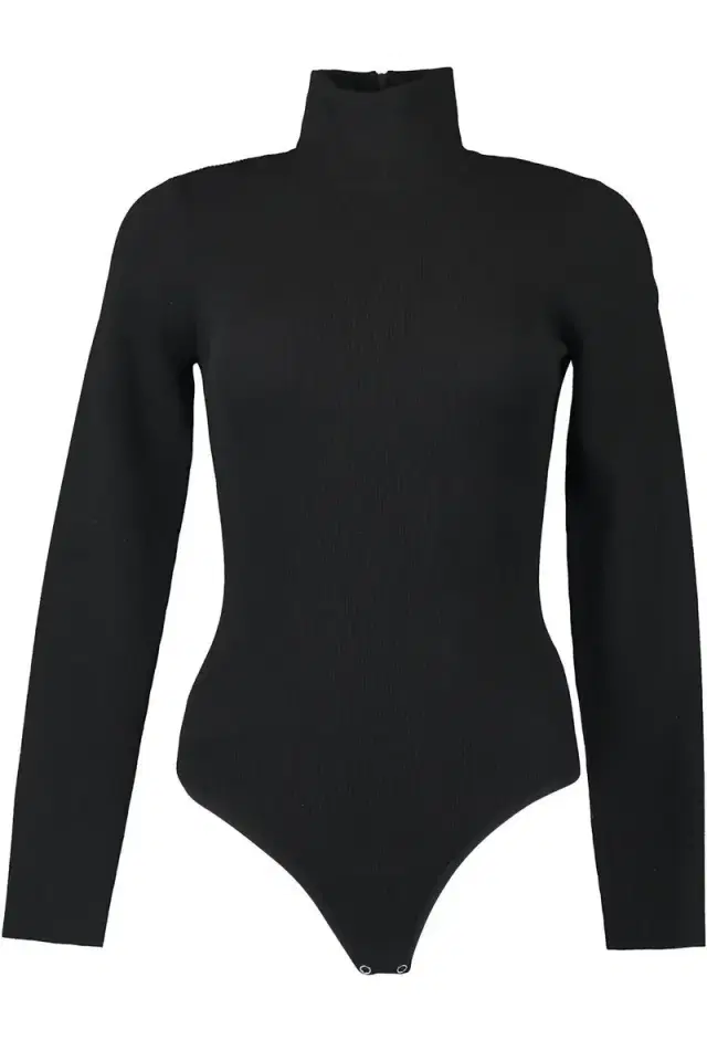 Michael Kors Collection Stretch Turtleneck Bodysuit