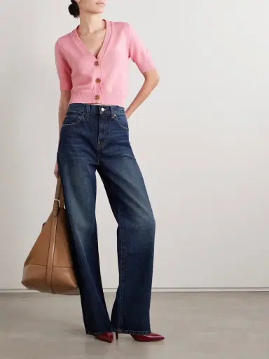 Allude Cotton And Cashmere-blend Cardigan | Thumbnail 2