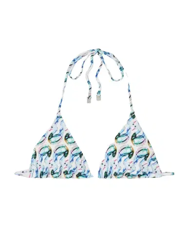 Tory Burch Printed Triangle Bikini Top | Thumbnail 1