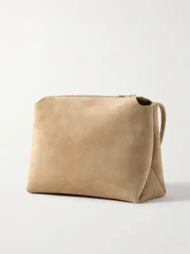 Khaite Lina Medium Suede Shoulder Bag | Thumbnail 3 Khaite Lina Medium Suede Shoulder Bag | Thumbnail 3
