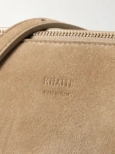 Khaite Lina Medium Suede Shoulder Bag | Thumbnail 4 Khaite Lina Medium Suede Shoulder Bag | Thumbnail 4