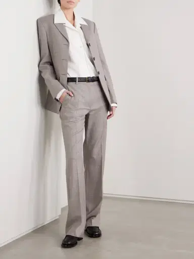 The Row Diane Wool-blend Straight-leg Pants | Thumbnail 2