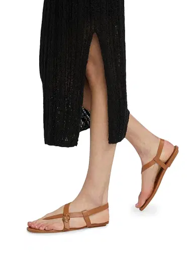 dh New York Women's Francis Open Knit Midi-Skirt - Black | Thumbnail 6