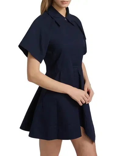 A.L.C. Women's Julie Asymmetric Cotton Mini-Shirtdress | Thumbnail 4 A.L.C. Women's Julie Asymmetric Cotton Mini-Shirtdress | Thumbnail 4