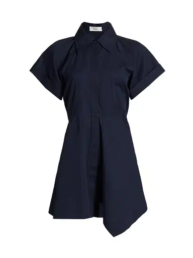 A.L.C. Women's Julie Asymmetric Cotton Mini-Shirtdress | Thumbnail 1 A.L.C. Women's Julie Asymmetric Cotton Mini-Shirtdress | Thumbnail 1