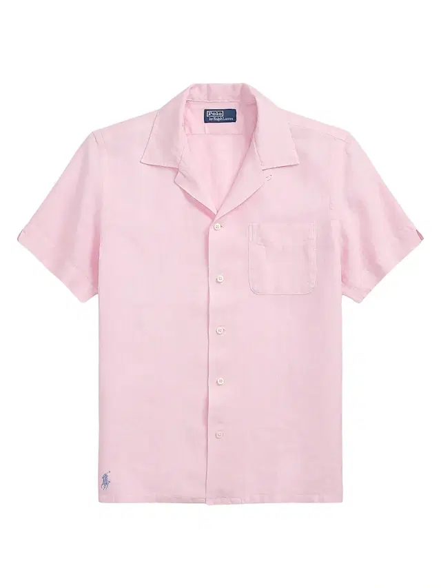 Polo Ralph Lauren Men's Classic-Fit Slub Linen Camp Shirt - Carmel Pink