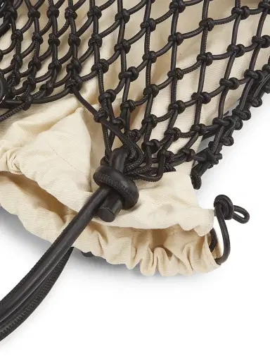 3.1 Phillip Lim Women's Mini Sac Macramé Drawstring Top Handle Bag - Black | Thumbnail 6