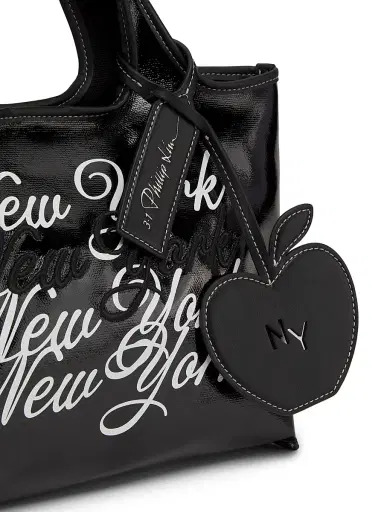3.1 Phillip Lim Women's Mini We Are NY Market Tote Bag - Black | Thumbnail 5