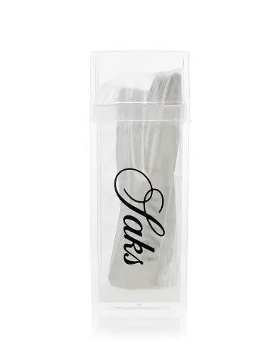 Saks Fifth Avenue Men's COLLECTION Brushed Stainless Steel 18-Piece Collar Stays Set - Silver | Thumbnail 2