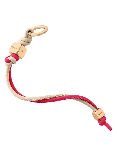 MAISON de SABRÉ Women's Leather Wristlet Charm - Saharan Fuchsia | Thumbnail 1