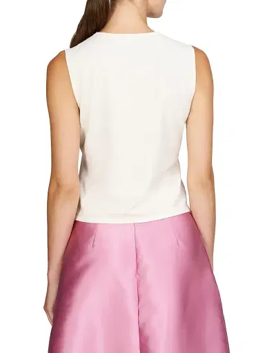 Kay Unger Women's Kathryn Floral Embroidered Knit Top | Thumbnail 4