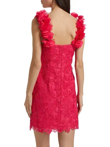As It May Women's Emy Guipure Lace Organza-Strap Minidress | Thumbnail 5 As It May Women's Emy Guipure Lace Organza-Strap Minidress | Thumbnail 5