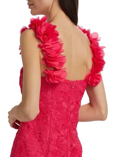 As It May Women's Emy Guipure Lace Organza-Strap Minidress | Thumbnail 6 As It May Women's Emy Guipure Lace Organza-Strap Minidress | Thumbnail 6