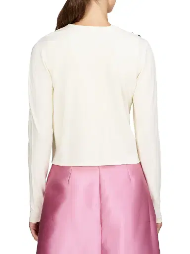Kay Unger Women's Carson Floral Knit Cardigan | Thumbnail 4