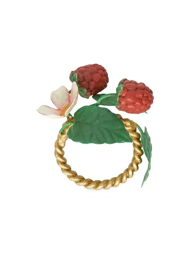 Juliska Meadow Walk Napkin Rings 4-Piece Set | Thumbnail 3