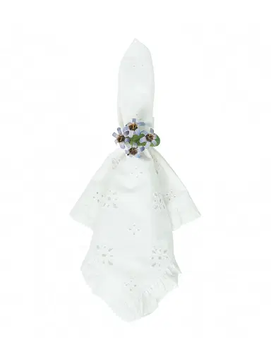 Juliska Meadow Walk Napkin Rings 4-Piece Set | Thumbnail 8