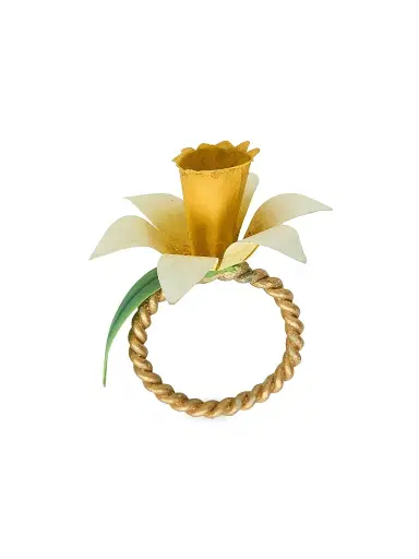 Juliska Meadow Walk Napkin Rings 4-Piece Set | Thumbnail 1