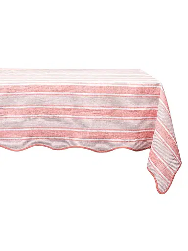 Juliska Cabana Stripe Tablecloth - Pink | Thumbnail 2