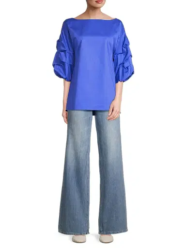 Harshman Women's Balia Cotton Blouse | Thumbnail 2 Harshman Women's Balia Cotton Blouse | Thumbnail 2