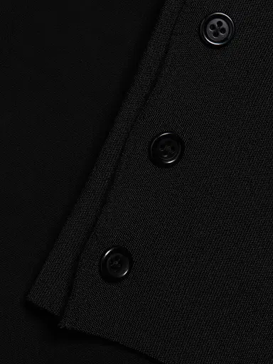 Helmut Lang Women's Fitted Button-Front Shirt - Black | Thumbnail 7