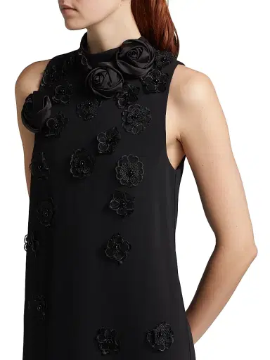 Elliatt Women's Lilydale Rosette Maxi Dress - Black | Thumbnail 6