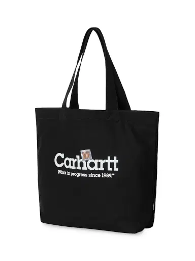 Carhartt WIP Men's Graphic Canvas Tote Bag - Black | Thumbnail 2