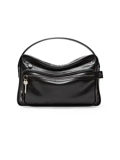 Acne Studios Women's Camero Party Leather Shoulder Bag - Black | Thumbnail 1 Acne Studios Women's Camero Party Leather Shoulder Bag - Black | Thumbnail 1