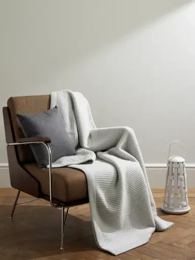 Brunello Cucinelli Ribbed Cashmere Blanket - Men | Thumbnail 2